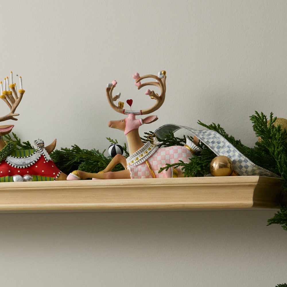 Dash Away Sitting Cupid Reindeer Figure - My Christmas
