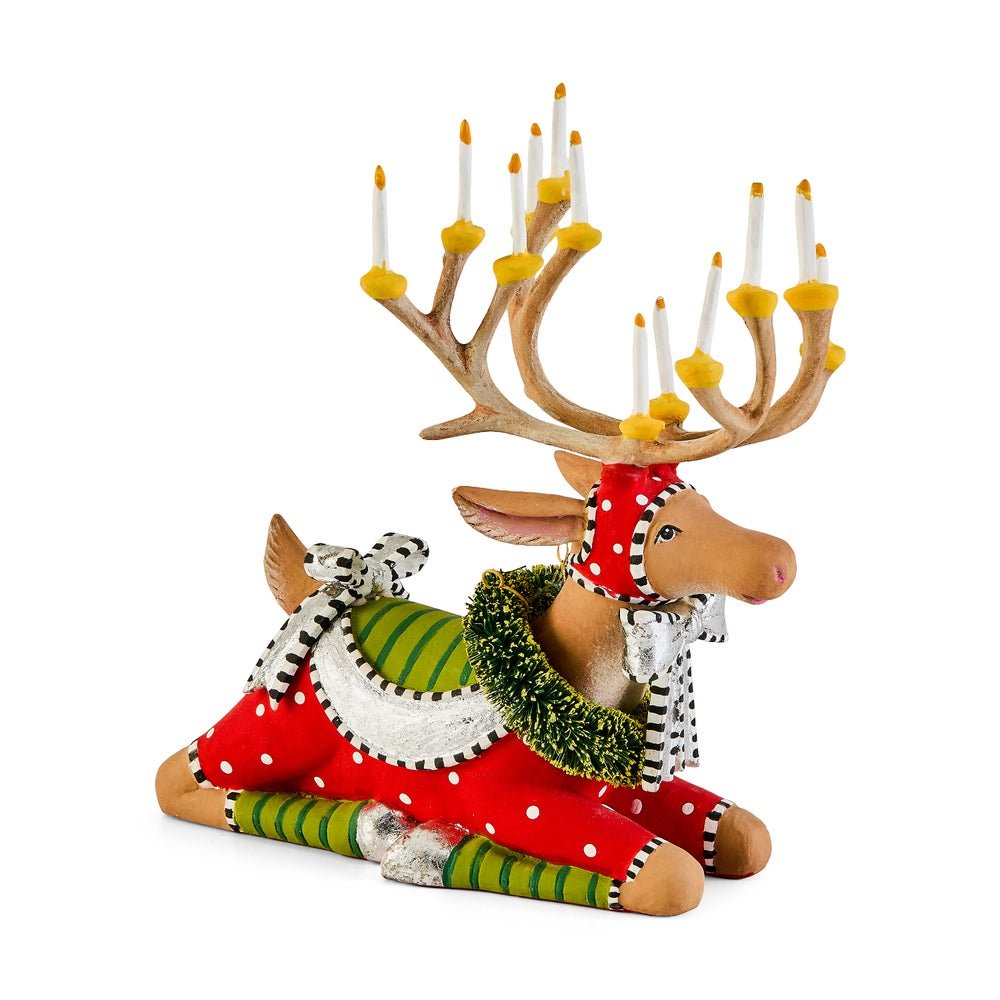 Dash Away Sitting Dasher Reindeer Figure - My Christmas
