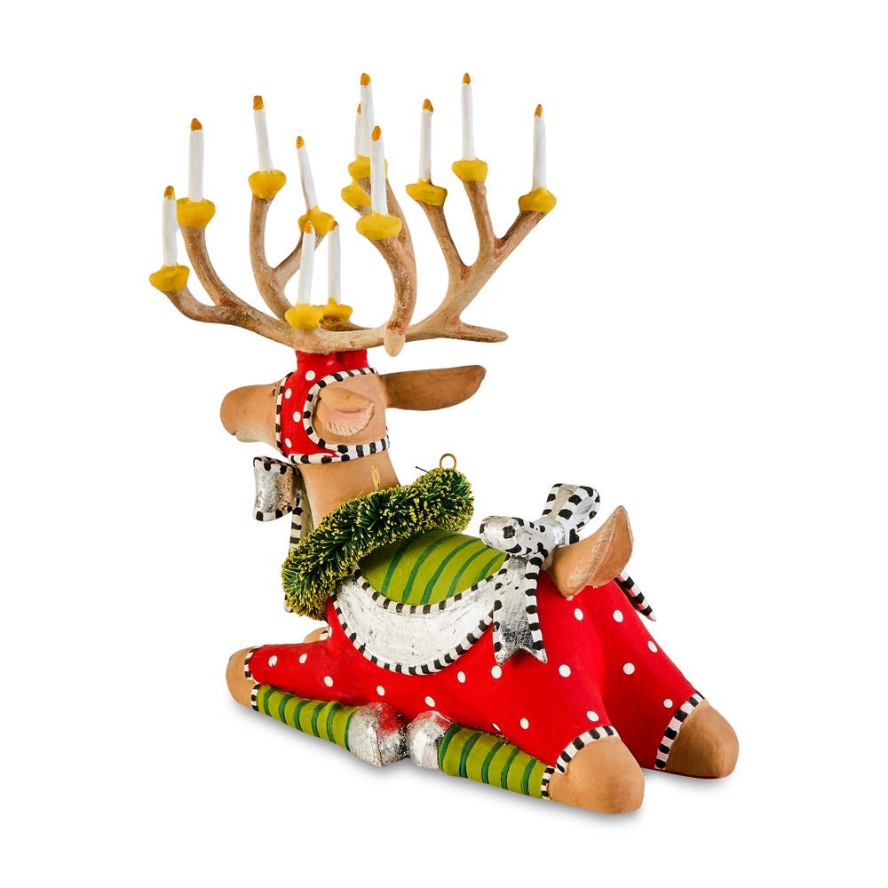 Dash Away Sitting Dasher Reindeer Figure - My Christmas
