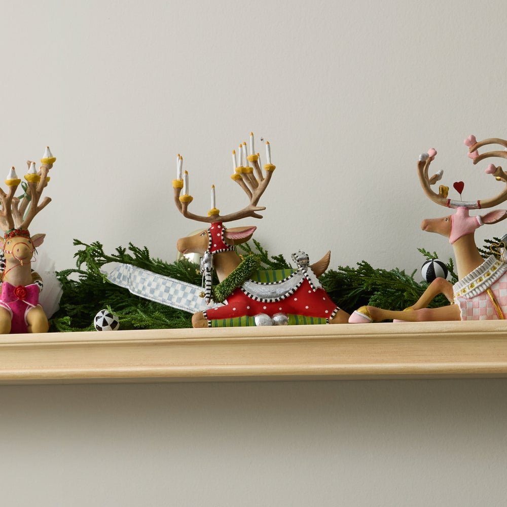 Dash Away Sitting Dasher Reindeer Figure - My Christmas