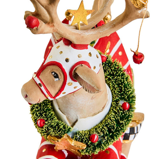 Dash Away Sitting Prancer Figure - My Christmas