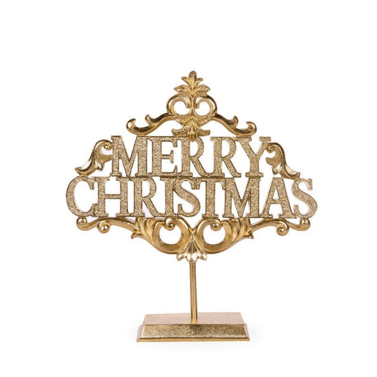 Decorative Gold Merry Christmas - My Christmas