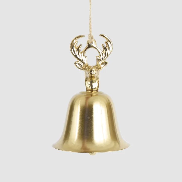 Deer Head Bell Ornament - My Christmas