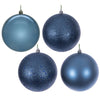 Denim Blue Baubles - Various Sizes - My Christmas