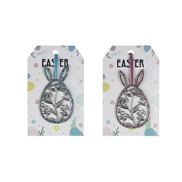 Diamonte Egg Ornament - Assorted - My Christmas