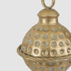 Dimple Hanging Bell Gold - 15cm - My Christmas