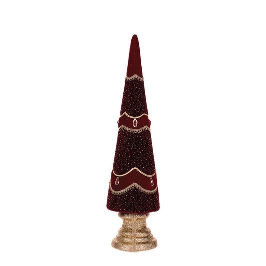 Elaborate Burgundy Tree - 71cm - My Christmas