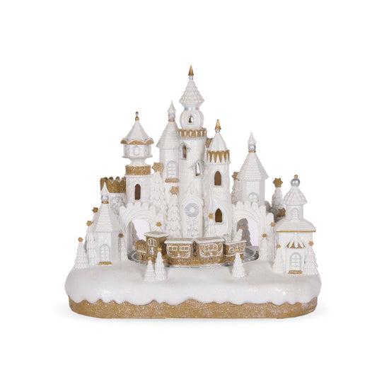 Elaborate LED Frosted Gingerbread Village - My Christmas