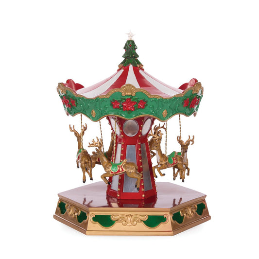 Elaborate Musical Christmas Carousel - My Christmas