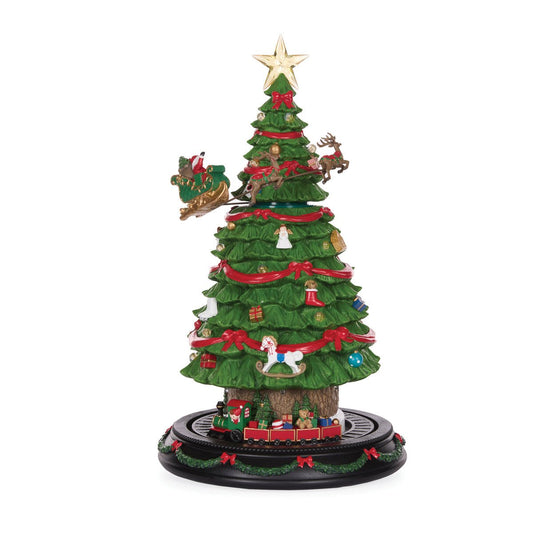 Elaborate Musical Christmas Tree Scene - My Christmas