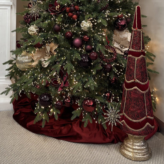 Elaborate Red Tree - 96cm - My Christmas