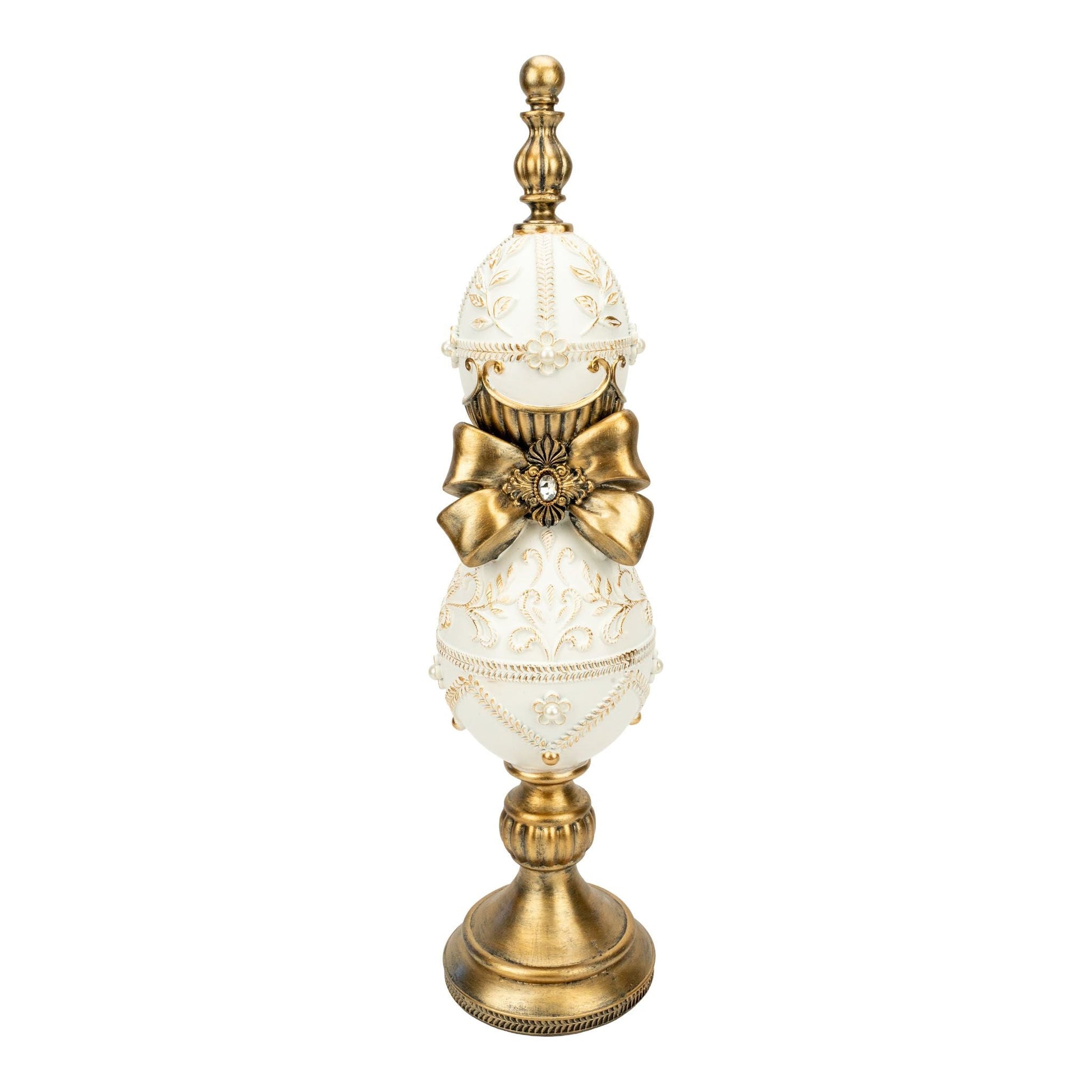Elegant Tiered Egg Finial - My Christmas