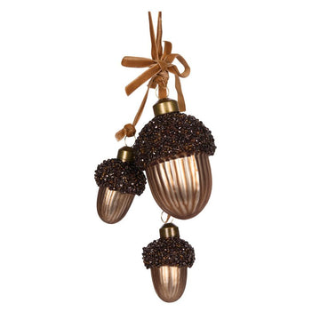 Embellished Brown Pinecone Cluster - My Christmas