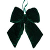 Emerald Green Velvet Bow - My Christmas