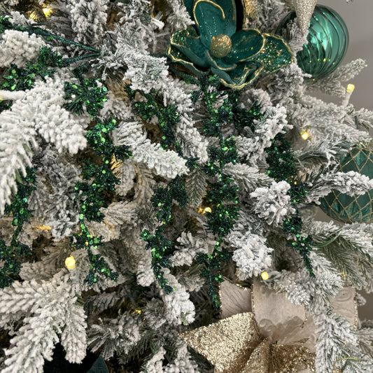 Emerald Green Weeping Spray - My Christmas
