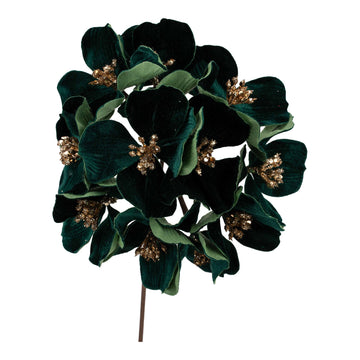 Emerald Hydrangea Flower Pick - My Christmas