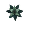Emerald Velvet Glitter Poinsettia - My Christmas