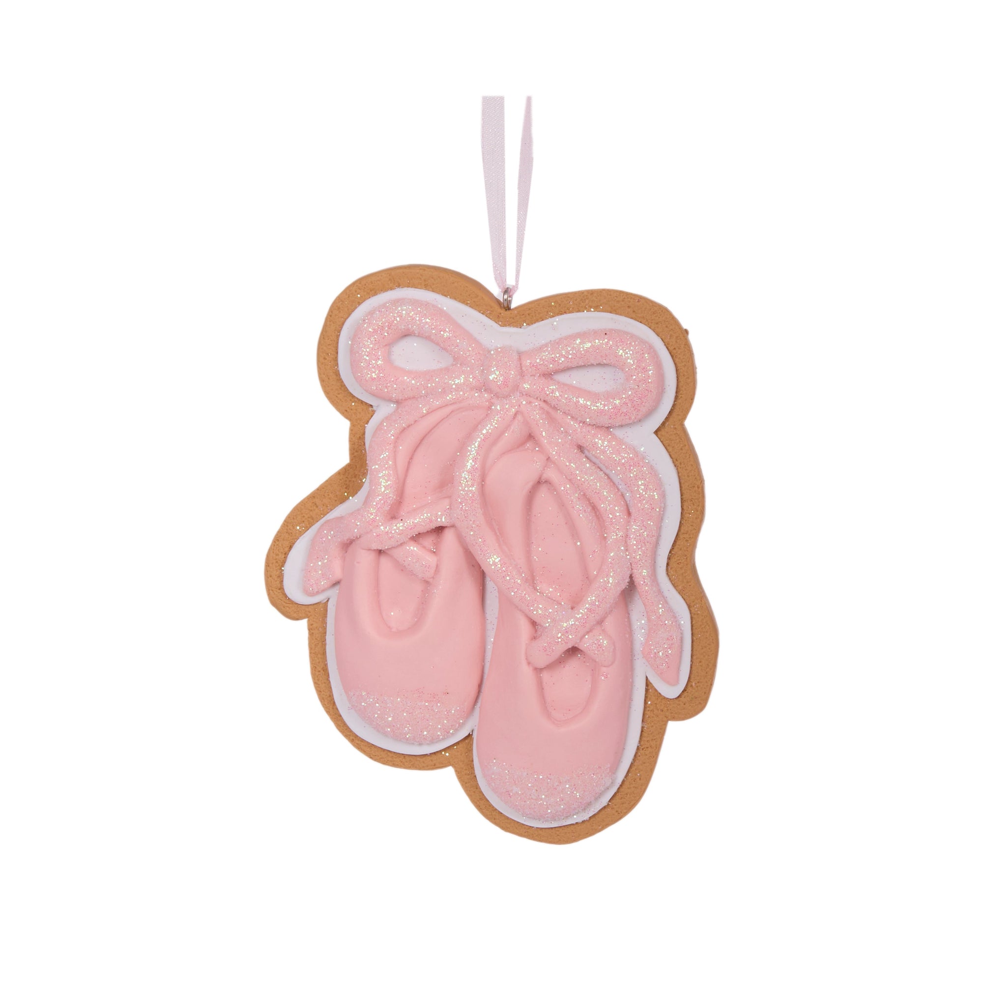 Enchanted Ballet Slippers Biscuit Ornament - My Christmas