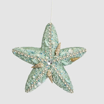 Encrusted Starfish Ornament - My Christmas