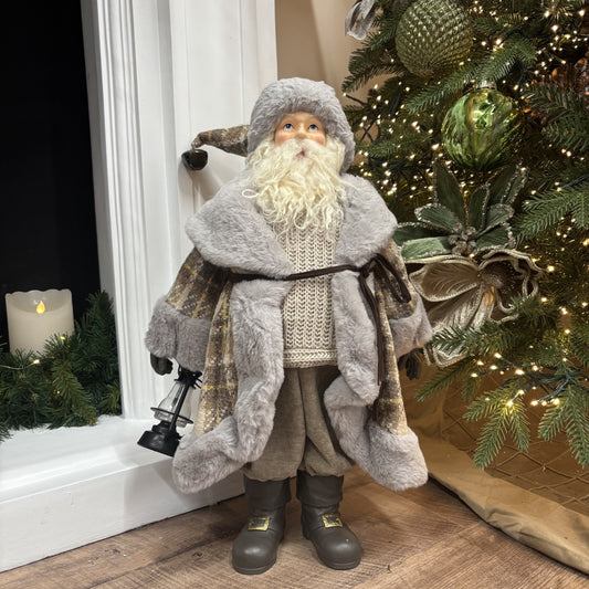 Fabric Woodland Santa - My Christmas