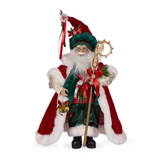 Festive Fabric Santa - 50cm - My Christmas