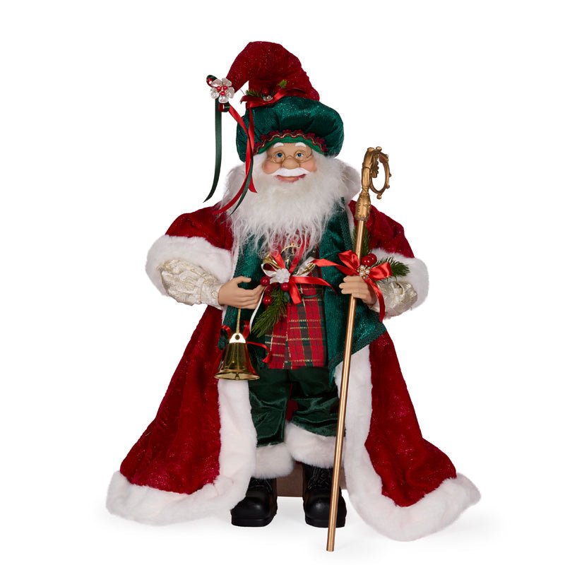 Festive Fabric Santa - 65cm - My Christmas