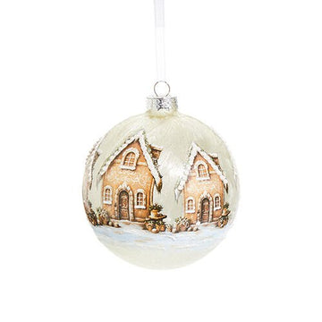 Festive Gingerbread Cottage Bauble - My Christmas