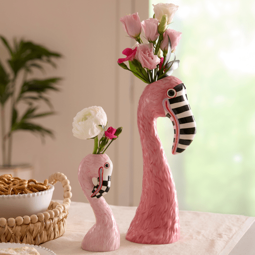 Flamingo Ceramic Vase - My Christmas