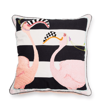 Flamingo Throw Pillow - My Christmas