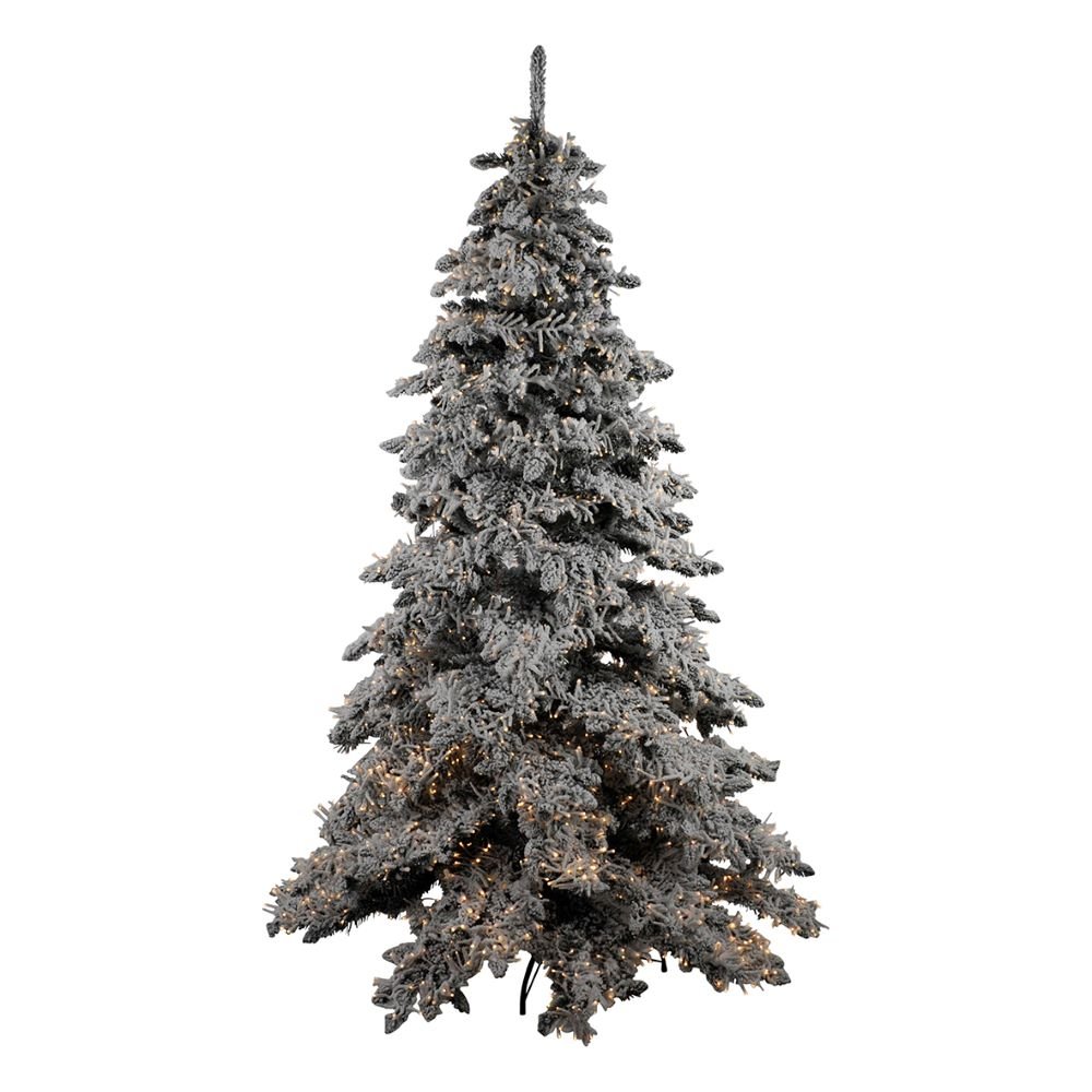 Flocked Pine Snow Tree with 6670 LED - 215cm - My Christmas
