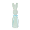 Flocked Rabbit with Bow Aqua - Assorted Sizes - My Christmas