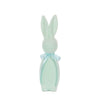 Flocked Rabbit with Bow Aqua - Assorted Sizes - My Christmas