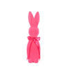 Flocked Rabbit with Bow Fuchsia - Assorted Sizes - My Christmas