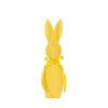 Flocked Rabbit with Bow Lemon - Assorted Sizes - My Christmas