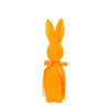 Flocked Rabbit with Bow Tangerine - Assorted Sizes - My Christmas