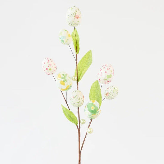 Floral Egg Pick - My Christmas