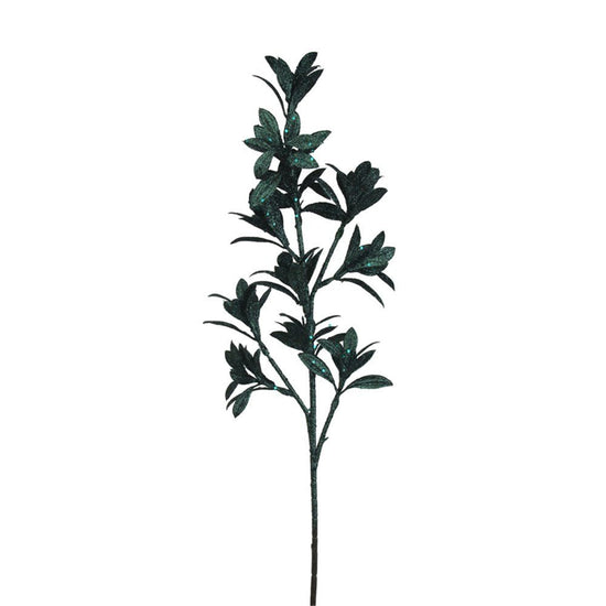 Forest Green Leaf Spray - My Christmas