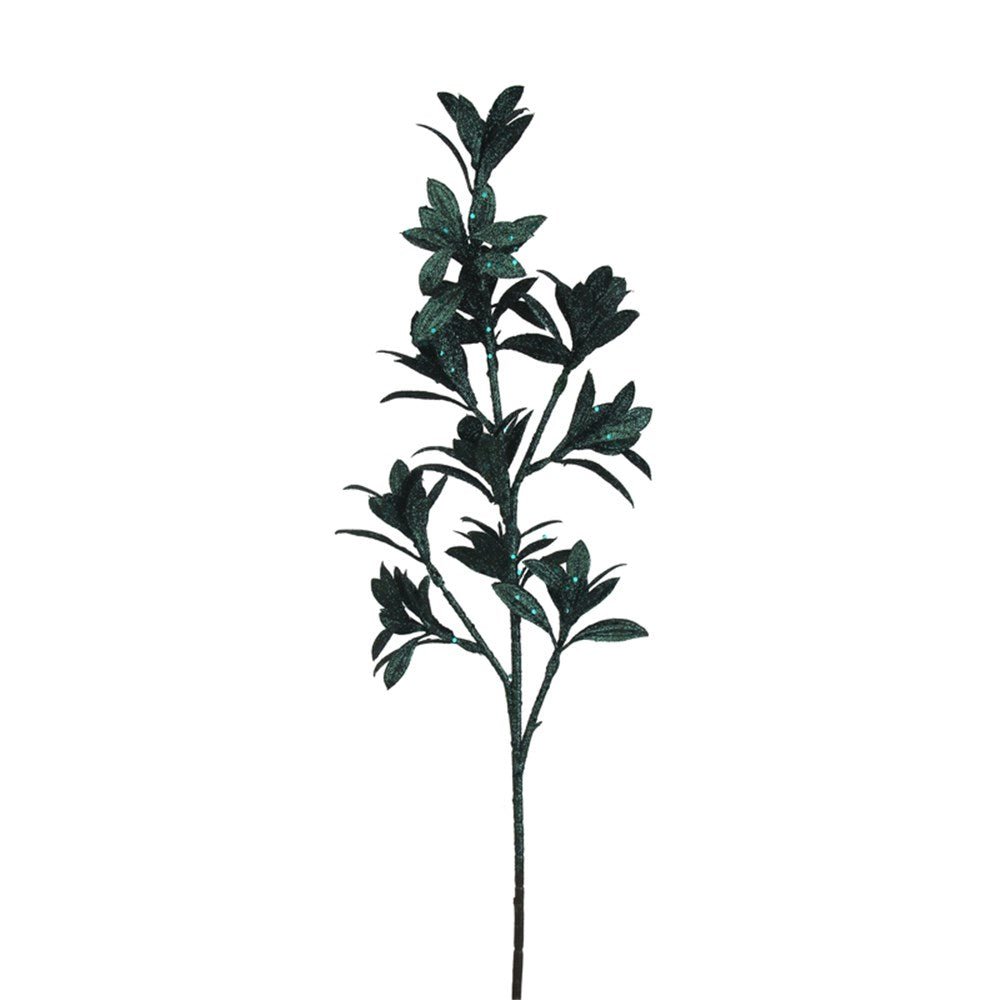 Forest Green Leaf Spray - My Christmas