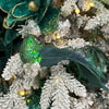 Forrest Green Feather Clip - on Bird - My Christmas