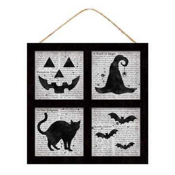 Framed Halloween Images Sign - My Christmas