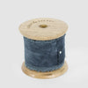 Frayed Velvet Ribbon Blue 50mm x 5m - My Christmas
