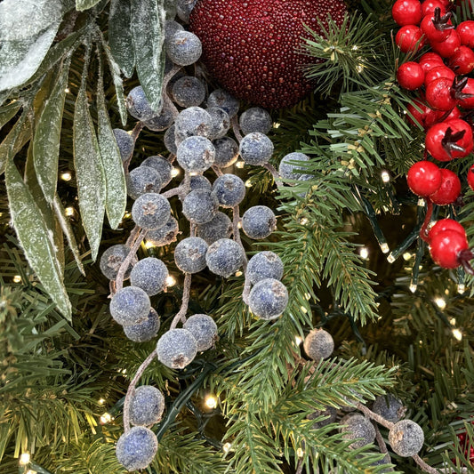 Frosted Blueberry Spray - My Christmas