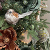 Frosted Forest Green Pinecone Bauble - My Christmas