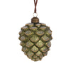 Frosted Green Pinecone Ornament - My Christmas