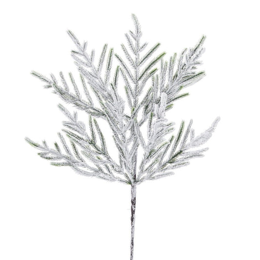 Frosted Norfolk Pine Spray - My Christmas