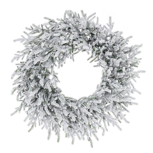 Frosted Norfolk Pine Wreath - 60cm - My Christmas