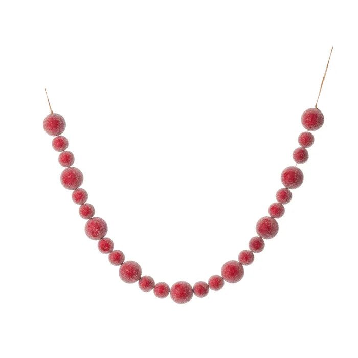 Frosted Red Berry Garland - My Christmas