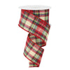 Fuzzy Plaid Ribbon - My Christmas