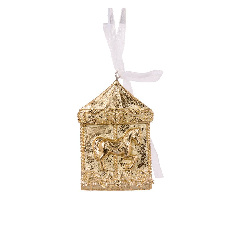 Gilded Carousel Hanging Ornament - My Christmas
