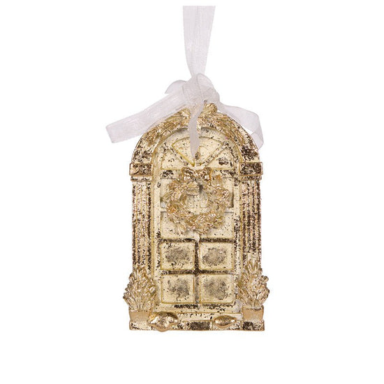 Gilded Door Hanging Ornament - My Christmas